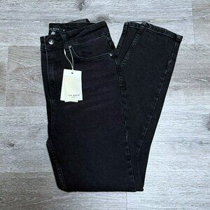 NWT Ted Baker London Skinny Washed Black Jean Size 26